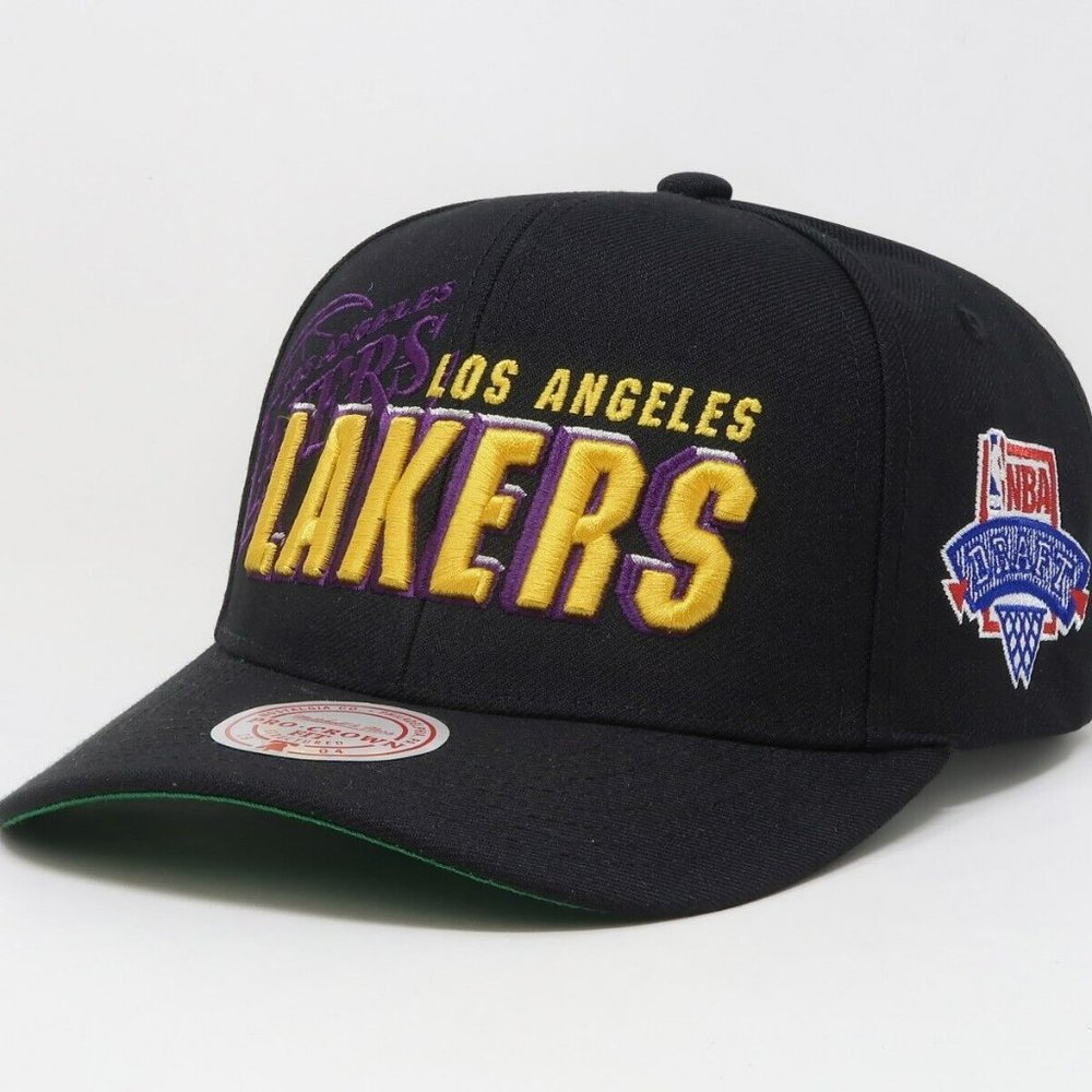 LA Lakers Draft 1996 Shadow‎ Mitchell & Ness Hat Snapback Cap Kobe Bryant